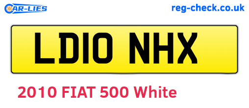 LD10NHX are the vehicle registration plates.