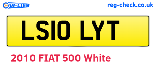 LS10LYT are the vehicle registration plates.