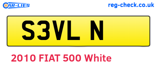 S3VLN are the vehicle registration plates.