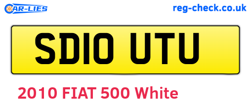 SD10UTU are the vehicle registration plates.