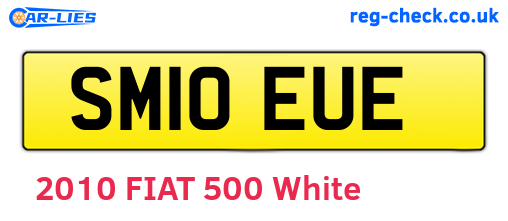 SM10EUE are the vehicle registration plates.