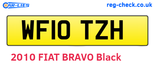 WF10TZH are the vehicle registration plates.