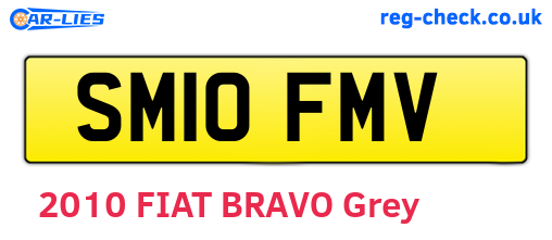 SM10FMV are the vehicle registration plates.