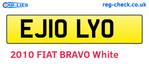 EJ10LYO are the vehicle registration plates.