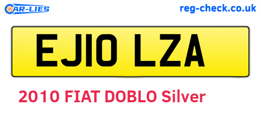 EJ10LZA are the vehicle registration plates.