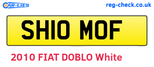 SH10MOF are the vehicle registration plates.