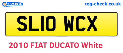 SL10WCX are the vehicle registration plates.