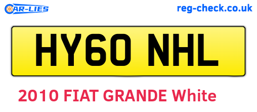 HY60NHL are the vehicle registration plates.
