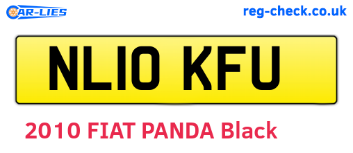 NL10KFU are the vehicle registration plates.