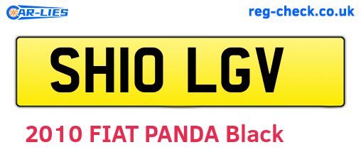 SH10LGV are the vehicle registration plates.