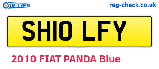 SH10LFY are the vehicle registration plates.