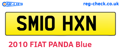 SM10HXN are the vehicle registration plates.