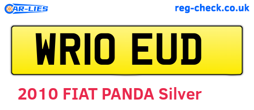 WR10EUD are the vehicle registration plates.