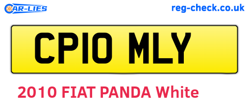 CP10MLY are the vehicle registration plates.