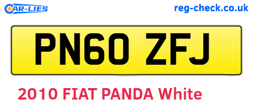 PN60ZFJ are the vehicle registration plates.
