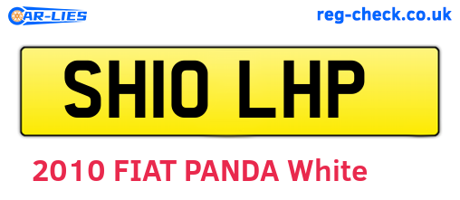 SH10LHP are the vehicle registration plates.
