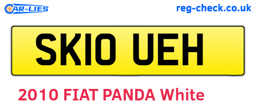 SK10UEH are the vehicle registration plates.