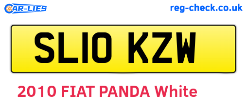 SL10KZW are the vehicle registration plates.