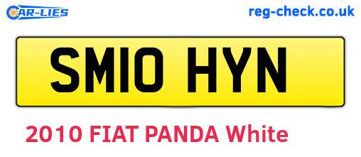 SM10HYN are the vehicle registration plates.