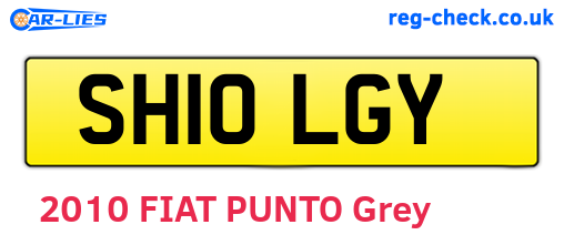 SH10LGY are the vehicle registration plates.
