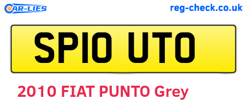SP10UTO are the vehicle registration plates.