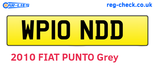 WP10NDD are the vehicle registration plates.