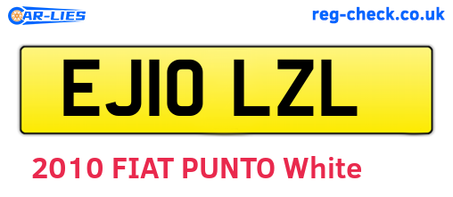 EJ10LZL are the vehicle registration plates.