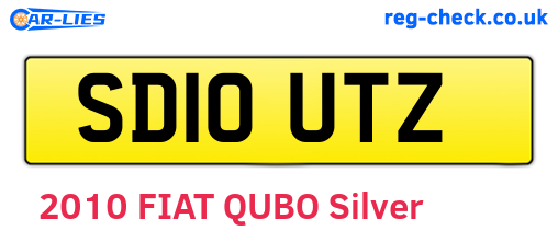 SD10UTZ are the vehicle registration plates.