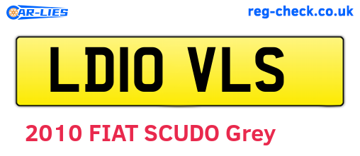 LD10VLS are the vehicle registration plates.