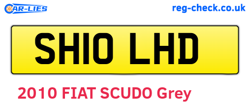 SH10LHD are the vehicle registration plates.