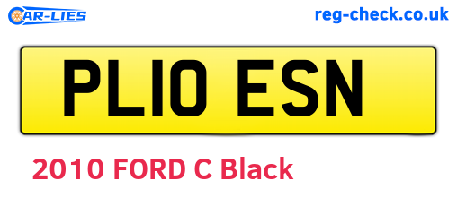 PL10ESN are the vehicle registration plates.