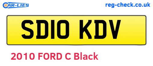 SD10KDV are the vehicle registration plates.