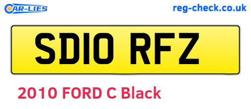 SD10RFZ are the vehicle registration plates.