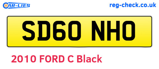 SD60NHO are the vehicle registration plates.