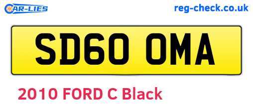 SD60OMA are the vehicle registration plates.