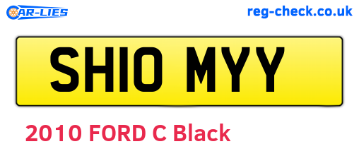 SH10MYY are the vehicle registration plates.