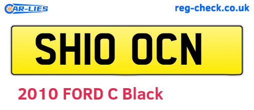 SH10OCN are the vehicle registration plates.