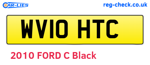 WV10HTC are the vehicle registration plates.