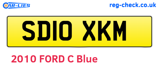 SD10XKM are the vehicle registration plates.