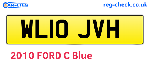 WL10JVH are the vehicle registration plates.