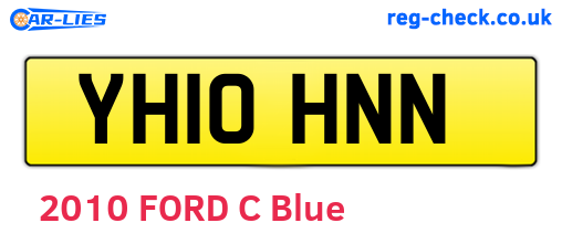 YH10HNN are the vehicle registration plates.
