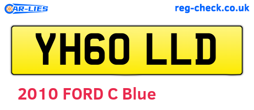 YH60LLD are the vehicle registration plates.