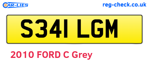 S341LGM are the vehicle registration plates.