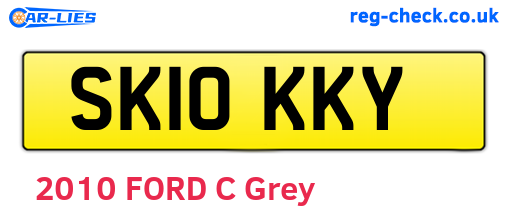 SK10KKY are the vehicle registration plates.