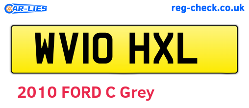 WV10HXL are the vehicle registration plates.