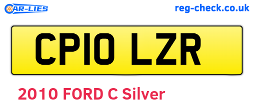 CP10LZR are the vehicle registration plates.