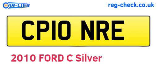 CP10NRE are the vehicle registration plates.
