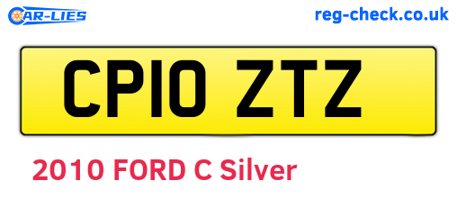 CP10ZTZ are the vehicle registration plates.