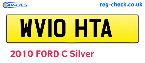 WV10HTA are the vehicle registration plates.