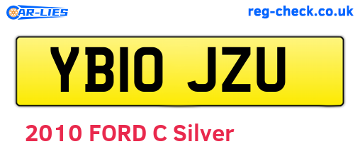 YB10JZU are the vehicle registration plates.